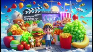 quotHealthy Food vs Junk Food Fancy Dress  Fun with Foodsquot Song for Kids  Nursery Rhymes [upl. by Lanuk]