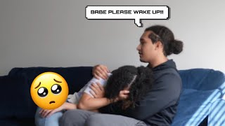 Starting An Argument Then Passing Out Into My Boyfriends Arms PRANK Cute Reaction [upl. by Lipman]