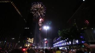 Reveillon Paulista 2017  parte da queima de fogos [upl. by Ardenia926]