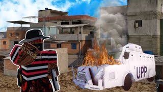 CAVEIRÃO FICOU ENGUIÇADO DENTRO DA FAVELA ROBLOX [upl. by Billen817]