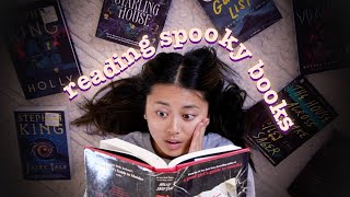 I read only SPOOKY BOOKS for a week 👻🎃📚 [upl. by Haeluj]