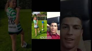 Whatever You Land On Crossbar It 🙈⚽️ see the video Ronaldo foryou shorts [upl. by Chastain]