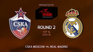 Highlights CSKA MoscowReal Madrid [upl. by Enawtna510]