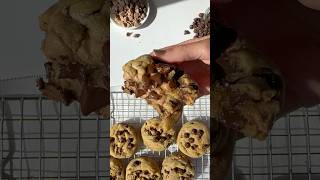 Caramel chocolate chip tahini cookies for when you want a rich cookie in less than a half hour [upl. by Zile725]