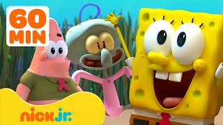 SpongeBobs Kamp Koral Camp Games w Patrick amp Squidward 🧽 1 Hour  Nick Jr [upl. by Hayidah156]