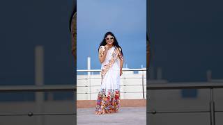 Manasilaayo with saree🫶 Ela undo chepandi🥰 song tamilsong music tamil manasilaayo [upl. by Zashin802]