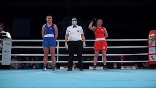 Finals W81kg TOBOREK Oliwia POL vs HOFFMANN Reka HUN  EUBC U22 POREČ 2022 [upl. by Hsotnas12]