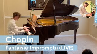 LIVE FantasieImpromptu Op 66  Frédéric Chopin  Dallin McCullough 2021 Piano [upl. by Yasmine]