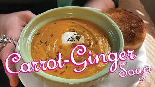 Carrot Ginger Soup Recipe with Turmeric  with Apple Brown Betty [upl. by Isaacson]