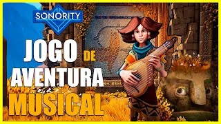 VEJA ESSE JOGO INCRIVEL DE AVENTURA MUSICAL SONORITY [upl. by Niamreg]