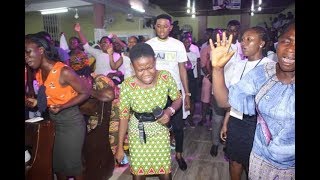 Holy spirit working  sunyani with Odehyieba Priscilla eng sub [upl. by Atteuqahs]