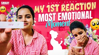 My First Reaction to My Pregnancy Test 🥹❤️  Most Emotional Moment  Divya Vlogs ❤️ [upl. by Harald]