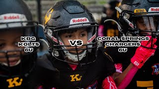 KBG Kolts 6u vs Coral Springs Chargers 6u [upl. by Bary]