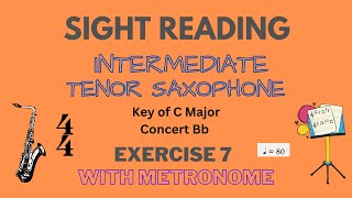 🎷Intermediate TENOR SAX  How to IMPROVE No7 🎷 [upl. by Rj]