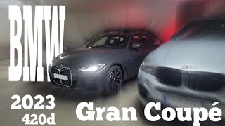 BMW 420d Gran Coupe top speed on german Autobahn [upl. by Astrea58]