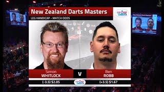 2019 New Zealand Darts Masters Round 1 Whitlock vs Robb [upl. by Stephanie]