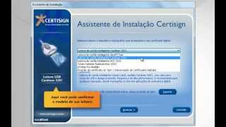 Certisign  Video Tutorial Cartão Inteligente [upl. by Hgielsa541]