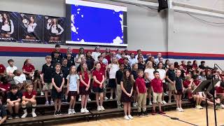 TCPS 5th Graders sing “GRAPES” 2024 [upl. by Nhojleahcim13]