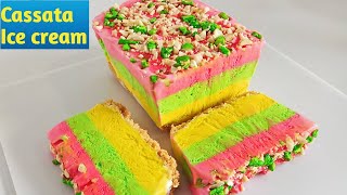 Cassata Ice Cream Recipe  Homemade Cassata Ice Cream  Easy Cassata Ice Cream Recipe [upl. by Georgette770]