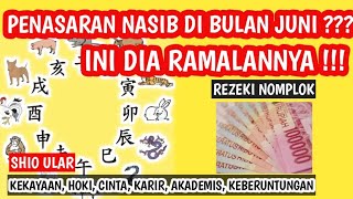 RAMALAN SHIO ULAR BULAN JUNI TAHUN 2022 [upl. by Aiouqahs]