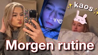 Kaos morgen rutine🎅🏼💆🏼‍♀️Vlogmas 15 [upl. by Knapp]