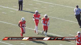 UPIKE Football vs Campbellsville University [upl. by Neelhtakyram]