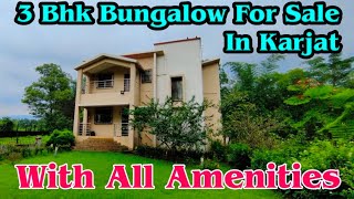 3bhk 2025 Bungalow for Sale in Well maintained gated community in Karjat9773181911 [upl. by Ahcim]