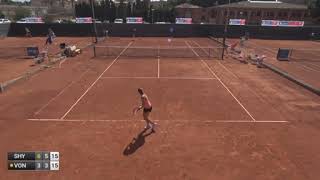 Shymanovich Iryna v Kathinka von Deichmann  W25 Palmanova last games [upl. by Dobb]