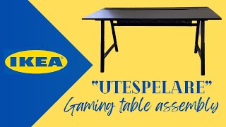 Utespelare  IKEA Gaming desk assembly [upl. by Saalocin255]