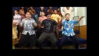 Mt Roskill PRIMARY School SENIOR Choir 2014 New Zealand National Anthem with Haka [upl. by Daveda]