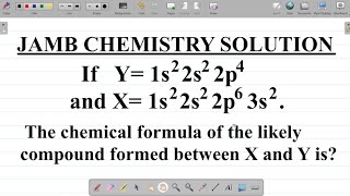 SPDF Electron Configuration JAMB CHEMISTRY Example and Solution on JAMB SPDF Electron Configuration [upl. by Tati]