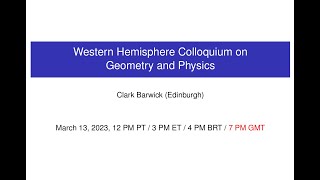 WHCGP Clark Barwick quotCondensedpyknotic structures a gentle introductionquot [upl. by Sucramel841]