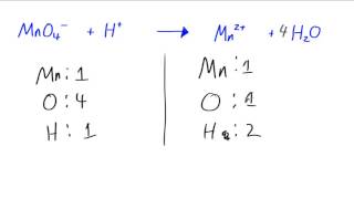 OCR AS Chemistry  Balancing Ionic Equations  example 2 [upl. by Rozamond]