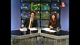 Gerardo Romano y Gabriela Acher Circo Romano 1997 El Noticiero 01 [upl. by Yank]