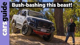 2022 Nissan Navara PRO4X Warrior offroad review New 4x4 dualcab stress tested in Australia [upl. by Eiral]