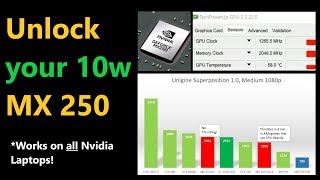 Nvidia Laptop Overclocking Guide  MX250 amp MX150 10w Review [upl. by Jonathon]