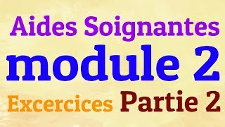 module 2 as partie 2 Examen blanc qcm questions réponses formation aide soignant [upl. by Sices]