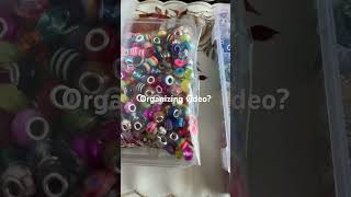 Sneak Peek Bead Organization Video  600 pcs Large Beads smallbusiness beadingsupplies crafts [upl. by Nirroc178]