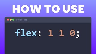 The most popular Flexbox property explained in 4 Minutes  CSS flex shorthand [upl. by Acima575]