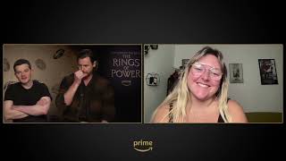 Robert Aramayo and Benjamin Walker on the shocking end of Rings of Power season 2 [upl. by Htiekram928]