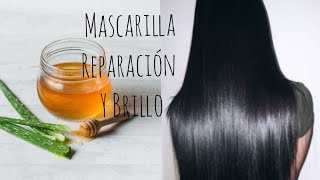 Tratamiento casero para cabello seco y Maltratado🧡 Sabila y Miel Luisana Carrero [upl. by Tapes774]