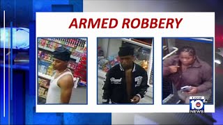 Police seek suspects in armed robbery shooting outside Miramar Flanigans [upl. by Aneroc]