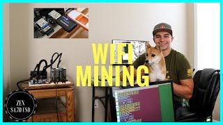 Can you Mine on Wifi GPU Ethereum Zcash Wireless Mining Review [upl. by Gnouh]