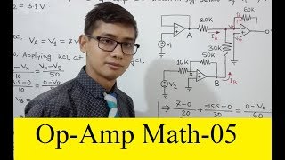 06 OpAmp Mathematics Problem Solution 05 [upl. by Suedaht]