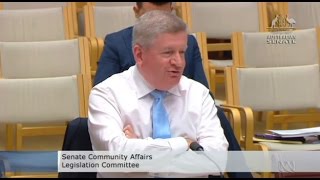 quotWhats mansplainingquot Senator Mitch Fifield offended by Senator Katy Gallaghers allegation [upl. by Rodnas]