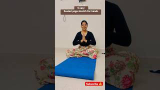 5 easy Hand exercises yogashotsvideolearnexercise [upl. by Santiago]