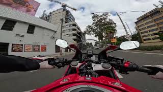 Motovlog Nov 20 2024  To Work Front Cam Only  Honda CBR650R [upl. by Verras272]