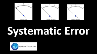 Systematic Error  Introduction to Physics [upl. by Akfir]