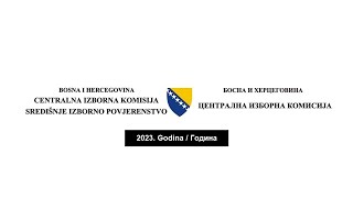 80  sjednica Središnjeg izbornog povjerenstva Bosne i Hercegovine [upl. by Hsizan]