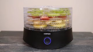 Chefman Product Feature  Round 5 Tray Dehydrator [upl. by Sanjay931]